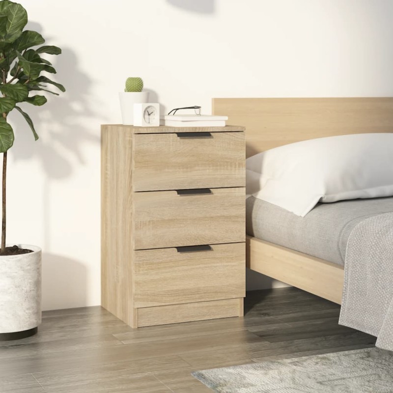 vidaXL Mesita de noche color roble Sonoma 40x36x65 cm vidaXL Mesita de noche color roble Sonoma 40x36x65 cm