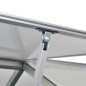 vidaXL Invernadero de aluminio 481x250x195 cm 23,44 m³ vidaXL Invernadero de aluminio 481x250x195 cm 23,44 m³