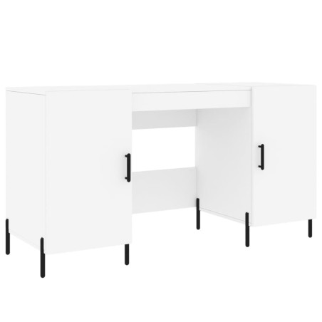 vidaXL Escritorio madera de ingeniería blanco 140x50x75 cm