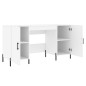 vidaXL Escritorio madera de ingeniería blanco 140x50x75 cm vidaXL Escritorio madera de ingeniería blanco 140x50x75 cm