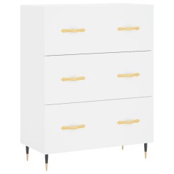 vidaXL Aparador de madera de ingeniería blanco 69,5x34x90 cm