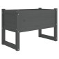 vidaXL Jardinera de madera maciza de pino gris 78x40x52 cm vidaXL Jardinera de madera maciza de pino gris 78x40x52 cm