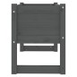 vidaXL Jardinera de madera maciza de pino gris 78x40x52 cm vidaXL Jardinera de madera maciza de pino gris 78x40x52 cm