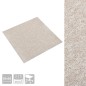 vidaXL Baldosas de suelo de moqueta 20 uds 5 m² 50x50 cm beige claro vidaXL Baldosas de suelo de moqueta 20 uds 5 m² 50x50 cm beige claro