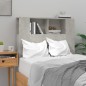 vidaXL Mueble cabecero gris hormigón 100x18,5x104,5 cm vidaXL Mueble cabecero gris hormigón 100x18,5x104,5 cm