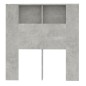 vidaXL Mueble cabecero gris hormigón 100x18,5x104,5 cm vidaXL Mueble cabecero gris hormigón 100x18,5x104,5 cm
