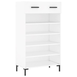 vidaXL Zapatero madera de ingeniería blanco 60x35x105 cm