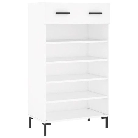 vidaXL Zapatero madera de ingeniería blanco 60x35x105 cm