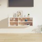 vidaXL Armario de pared de madera maciza de pino blanco 80x30x30 cm vidaXL Armario de pared de madera maciza de pino blanco 80x30x30 cm