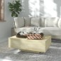 vidaXL Mesa de centro madera contrachapada color roble 85x55x31 cm vidaXL Mesa de centro madera contrachapada color roble 85x55x31 cm