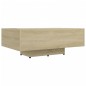 vidaXL Mesa de centro madera contrachapada color roble 85x55x31 cm vidaXL Mesa de centro madera contrachapada color roble 85x55x31 cm