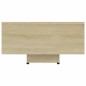 vidaXL Mesa de centro madera contrachapada color roble 85x55x31 cm vidaXL Mesa de centro madera contrachapada color roble 85x55x31 cm