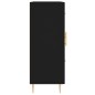 vidaXL Aparador de madera de ingeniería negro 69,5x34x90 cm vidaXL Aparador de madera de ingeniería negro 69,5x34x90 cm