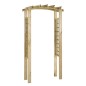 vidaXL Arco con enrejado madera maciza de pino impregnada 110x60x210cm vidaXL Arco con enrejado madera maciza de pino impregnada 110x60x210cm