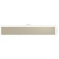 vidaXL Toldo para balcón tela oxford beige 75x500 cm vidaXL Toldo para balcón tela oxford beige 75x500 cm