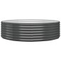 vidaXL Jardinera arriate acero recubierto polvo antracita 140x140x36cm vidaXL Jardinera arriate acero recubierto polvo antracita 140x140x36cm