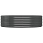 vidaXL Jardinera arriate acero recubierto polvo antracita 140x140x36cm vidaXL Jardinera arriate acero recubierto polvo antracita 140x140x36cm