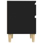 vidaXL Mesita de noche negro 40x35x50 cm vidaXL Mesita de noche negro 40x35x50 cm