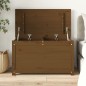 vidaXL Caja de almacenaje madera maciza pino marrón miel 80x40x45,5 cm vidaXL Caja de almacenaje madera maciza pino marrón miel 80x40x45,5 cm