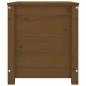 vidaXL Caja de almacenaje madera maciza pino marrón miel 80x40x45,5 cm vidaXL Caja de almacenaje madera maciza pino marrón miel 80x40x45,5 cm