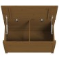 vidaXL Caja de almacenaje madera maciza pino marrón miel 80x40x45,5 cm vidaXL Caja de almacenaje madera maciza pino marrón miel 80x40x45,5 cm