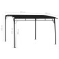 vidaXL Toldo parasol de jardín gris antracita 3x3x2,55 m vidaXL Toldo parasol de jardín gris antracita 3x3x2,55 m