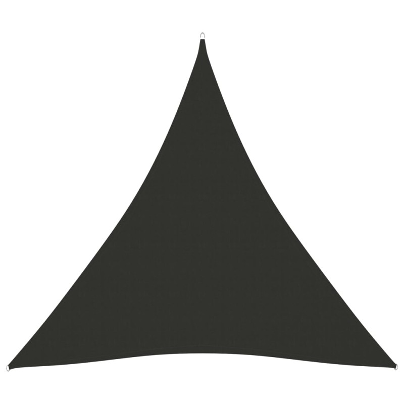 vidaXL Toldo vela triangular tela Oxford gris antracita 4,5x4,5x4,5 m vidaXL Toldo vela triangular tela Oxford gris antracita 4,5x4,5x4,5 m