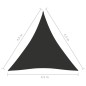 vidaXL Toldo vela triangular tela Oxford gris antracita 4,5x4,5x4,5 m vidaXL Toldo vela triangular tela Oxford gris antracita 4,5x4,5x4,5 m