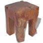 vidaXL Taburete de madera de teca maciza vidaXL Taburete de madera de teca maciza