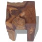 vidaXL Taburete de madera de teca maciza vidaXL Taburete de madera de teca maciza