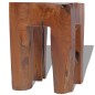 vidaXL Taburete de madera de teca maciza vidaXL Taburete de madera de teca maciza