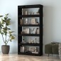 vidaXL Estantería/divisor de espacios madera pino negro 80x30x167,4 cm vidaXL Estantería/divisor de espacios madera pino negro 80x30x167,4 cm