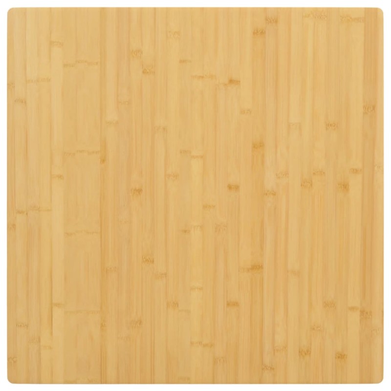 vidaXL Tablero de mesa de bambú 80x80x2,5 cm vidaXL Tablero de mesa de bambú 80x80x2,5 cm