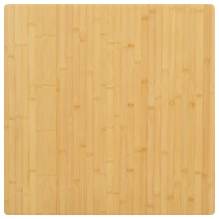 vidaXL Tablero de mesa de bambú 80x80x2,5 cm