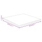 vidaXL Tablero de mesa de bambú 80x80x2,5 cm vidaXL Tablero de mesa de bambú 80x80x2,5 cm