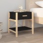 vidaXL Mesitas de noche 2 uds madera contrachapada negro 42x38x45 cm vidaXL Mesitas de noche 2 uds madera contrachapada negro 42x38x45 cm