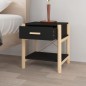 vidaXL Mesitas de noche 2 uds madera contrachapada negro 42x38x45 cm vidaXL Mesitas de noche 2 uds madera contrachapada negro 42x38x45 cm