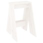 vidaXL Taburetes 2 unidades madera maciza de pino blanco 40x40x60 cm vidaXL Taburetes 2 unidades madera maciza de pino blanco 40x40x60 cm