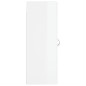 vidaXL Armario de pared madera ingeniería blanco brillo 34,5x34x90 cm vidaXL Armario de pared madera ingeniería blanco brillo 34,5x34x90 cm