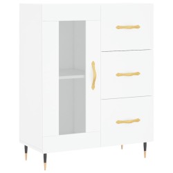 vidaXL Aparador de madera de ingeniería blanco 69,5x34x90 cm