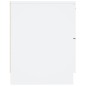 vidaXL Mesitas de noche 2 uds madera contrachapada blanco vidaXL Mesitas de noche 2 uds madera contrachapada blanco