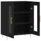 vidaXL Aparador de madera de ingeniería negro 69,5x34x90 cm vidaXL Aparador de madera de ingeniería negro 69,5x34x90 cm