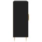 vidaXL Aparador de madera de ingeniería negro 69,5x34x90 cm vidaXL Aparador de madera de ingeniería negro 69,5x34x90 cm