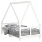 vidaXL Estructura de cama para niños madera de pino blanco 80x160 cm vidaXL Estructura de cama para niños madera de pino blanco 80x160 cm