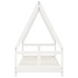 vidaXL Estructura de cama para niños madera de pino blanco 80x160 cm vidaXL Estructura de cama para niños madera de pino blanco 80x160 cm