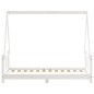vidaXL Estructura de cama para niños madera de pino blanco 80x160 cm vidaXL Estructura de cama para niños madera de pino blanco 80x160 cm