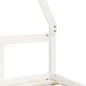 vidaXL Estructura de cama para niños madera de pino blanco 80x160 cm vidaXL Estructura de cama para niños madera de pino blanco 80x160 cm