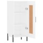 vidaXL Aparador madera de ingeniería blanco 34,5x34x90 cm vidaXL Aparador madera de ingeniería blanco 34,5x34x90 cm