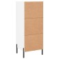 vidaXL Aparador madera de ingeniería blanco 34,5x34x90 cm vidaXL Aparador madera de ingeniería blanco 34,5x34x90 cm