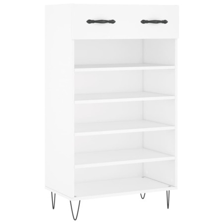 vidaXL Zapatero madera de ingeniería blanco 60x35x105 cm